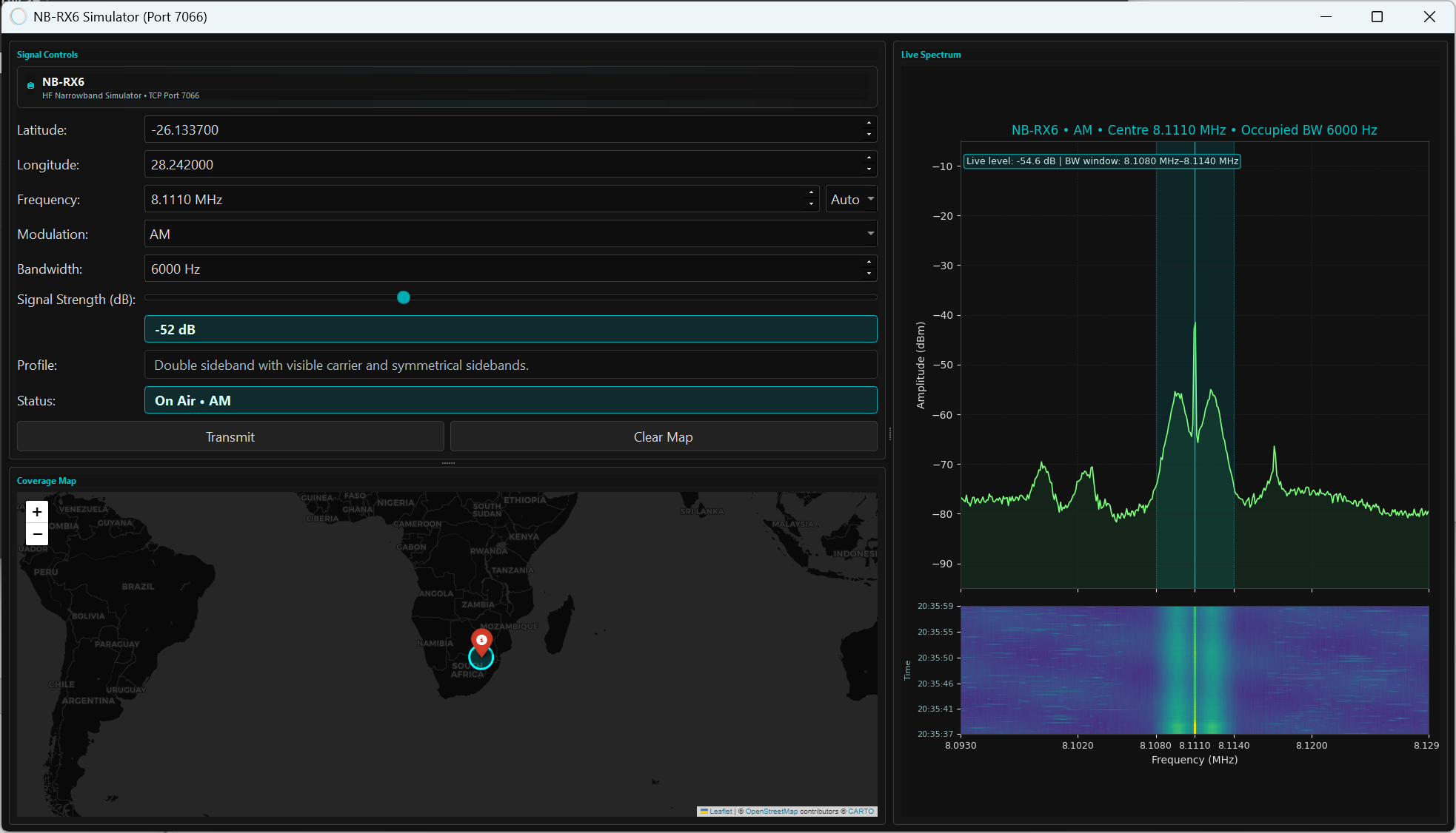 Simulation and training interface preview